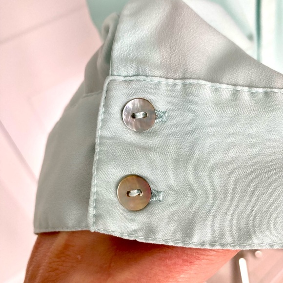 Mint Green Half Sleeve Blouse - XS - Picture 6 of 8